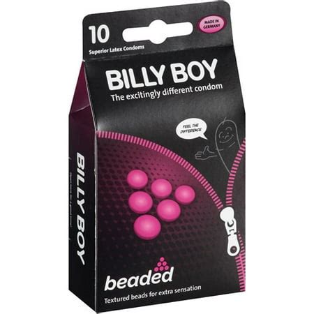 condoms with beads|Billy Boy Beaded Superior Latex Condoms, 10 count.